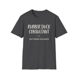 Rubber Duck Consultant Shirt, Funny Software Engineer Shirt, Programmer Gift, Software Developer Tee, Coder Gift