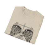 Surreal Cat Shirt, Cat Window City Illusion Art Tee, Cat Lover Gift, Vintage Engraving Cat Tee