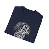 Surreal Ocean Shirt, Fish to Birds Illusion Art Tee, Whale Sea Life Tee, Beach Lover Gift