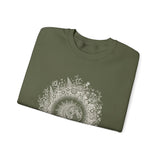 Surreal Celestial Sweatshirt, Eclipse Wreath Illusion Art Crewneck, Moon Phase Tee, Mystical Witchy Gift