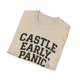 Castle Early, Panic Later Shirt, Funny Chess Club Shirt, Chess Player Gift, Chess Tee, Chess Lover Gift