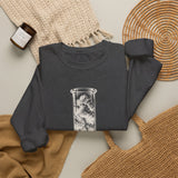Surreal Science Sweatshirt, Storm in a Test Tube Illusion Art Crewneck, Scientist Gift, Chemistry Tee, Vintage Engraving Tee