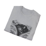 Surreal Space Shirt, Zipper Galaxy Illusion Art Tee, Astronomy Tee, Space Lover Gift