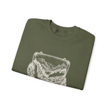 Surreal Travel Sweatshirt, Suitcase Valley Illusion Art Crewneck, Adventure Gift, Wanderlust Tee