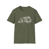 Surreal Vet Tech Shirt, Dog to Hills Illusion Art Tee, Vet Tech Gift, Veterinary Technician Tee, Vet Clinic Gift