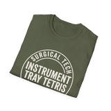 Instrument Tray Tetris Shirt, Funny Surgical Tech Shirt, Surgical Tech Gift, Scrub Tech Tee, OR Team Gift