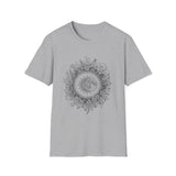 Surreal Celestial Shirt, Eclipse Wreath Illusion Art Tee, Moon Phase Tee, Mystical Witchy Gift