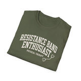 Resistance Band Enthusiast Shirt, Funny Physical Therapy Shirt, PT Gift, Physical Therapist Tee, Rehab Team Gift