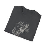 Surreal Vegetable Gardener Shirt, Carrot to Rocket Illusion Art Tee, Gardener Gift, Gardening Tee, Vegetable Garden Gift