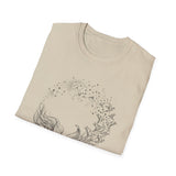 Surreal Bookish Shirt, Pages to Birds Illusion Art Tee, Book Lover Gift, Reader Tee, Dark Academia Shirt