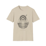 Surreal Combat Archery Shirt, Target to Sunset Illusion Art Tee, Archery Gift, Archer Tee, Combat Archery Gift