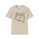 Surreal Accountant Shirt, Ledger to Farm Fields Illusion Art Tee, Accountant Gift, CPA Tee, Tax Season Gift
