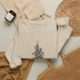 Surreal Christmas Sweatshirt, Christmas Tree Staircase Illusion Art Crewneck, Christmas Gift, Winter Holiday Sweater