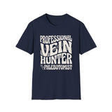 Professional Vein Hunter Shirt, Funny Phlebotomist Shirt, Phlebotomy Gift, Lab Tech Tee, Lab Week Gift
