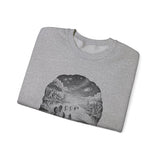 Surreal Celestial Sweatshirt, Moon Stepping Stones Illusion Art Crewneck, Moon Phase Tee, Mystical Witchy Gift