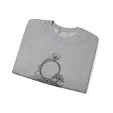 Surreal Garden Sweatshirt, Pocket Watch Garden Illusion Art Crewneck, Gardener Gift, Botanical Plant Tee