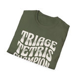 Triage Tetris Champion Shirt, Funny ER Nurse Shirt, ER Nurse Gift, Emergency Nurse Tee, Nurse Week Gift