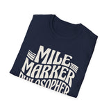 Mile Marker Philosopher Shirt, Funny Truck Driver Shirt, Trucker Gift, Truck Driver Tee, CDL Driver Gift