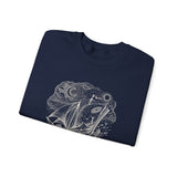 Surreal Bookish Sweatshirt, Book Boat Illusion Art Crewneck, Book Lover Gift, Reader Tee, Dark Academia Shirt