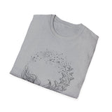 Surreal Bookish Shirt, Pages to Birds Illusion Art Tee, Book Lover Gift, Reader Tee, Dark Academia Shirt