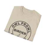 Owl Prowl Regular Shirt, Funny Birder Shirt, Bird Watcher Gift, Birdwatching Tee, Birder Gift