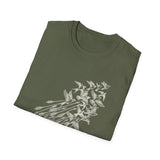 Surreal Combat Archery Shirt, Arrows to Birds Illusion Art Tee, Archery Gift, Archer Tee, Combat Archery Gift