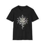 Surreal Travel Shirt, Compass Flower Illusion Art Tee, Adventure Gift, Wanderlust Tee