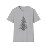 Surreal Christmas Shirt, Christmas Tree Staircase Illusion Art Tee, Christmas Gift, Winter Holiday Tee