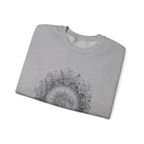 Surreal Celestial Sweatshirt, Eclipse Wreath Illusion Art Crewneck, Moon Phase Tee, Mystical Witchy Gift