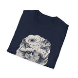 Surreal Space Shirt, Fishing for Stars Illusion Art Tee, Astronomy Tee, Space Lover Gift