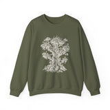 Surreal Fantasy Sweatshirt, Tree City Illusion Art Crewneck, Whimsical Dreamer Tee, Fantasy Lover Gift