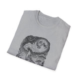 Surreal Forest Shirt, Howl to the Moon Illusion Art Tee, Wildlife Nature Tee, Outdoor Lover Gift