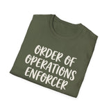 Order of Operations Enforcer Shirt, Funny Math Teacher Shirt, Math Teacher Gift, Teacher Tee, Back to School Gift
