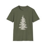 Surreal Christmas Shirt, Christmas Tree Staircase Illusion Art Tee, Christmas Gift, Winter Holiday Tee