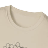 Surreal Beekeeper Shirt, Honeycomb to City Illusion Art Tee, Beekeeping Gift, Beekeeper Tee, Honey Lover Gift