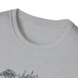 Surreal Fantasy Shirt, Tree City Illusion Art Tee, Whimsical Dreamer Tee, Fantasy Lover Gift