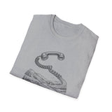 Surreal 911 Dispatcher Shirt, Phone Cord to River Illusion Art Tee, Dispatcher Gift, 911 Dispatcher Tee, Telecommunicator Gift