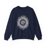 Surreal Celestial Sweatshirt, Eclipse Wreath Illusion Art Crewneck, Moon Phase Tee, Mystical Witchy Gift