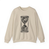 Surreal Celestial Sweatshirt, Star Hourglass Illusion Art Crewneck, Moon Phase Tee, Mystical Witchy Gift
