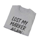 Lost My Marker Again Shirt, Funny X-Ray Tech Shirt, Radiology Tech Gift, Rad Tech Week Tee, Radiologic Technologist