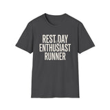 Rest Day Enthusiast Shirt, Funny Runner Shirt, Runner Gift, Running Tee, Marathon Gift