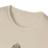 Surreal Ocean Shirt, Seashell City Illusion Art Tee, Sailing Tee, Ocean Lover Gift
