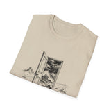 Surreal Ocean Shirt, Desert Door Ocean Illusion Art Tee, Sailing Tee, Ocean Lover Gift