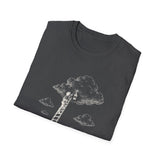 Surreal Fantasy Shirt, Lantern Ladder Cloud Illusion Art Tee, Whimsical Dreamer Tee, Fantasy Lover Gift