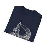 Surreal Ocean Shirt, Candle Lighthouse Illusion Art Tee, Whale Sea Life Tee, Beach Lover Gift