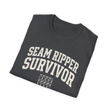 Seam Ripper Survivor Shirt, Funny Quilter Shirt, Quilter Gift, Quilting Tee, Sewing Lover Gift