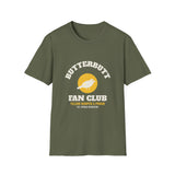 Butterbutt Fan Club Shirt, Yellow Rumped Warbler Tee, Funny Birding Shirt, Bird Watcher Gift, Warbler Birder T-Shirt