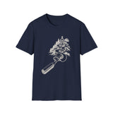 Surreal Teacher Shirt, Pencil Road Schoolhouse Illusion Art Tee, Teacher Gift, Vintage Engraving Tee