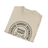 Exercise Handout Distributor Shirt, Funny Physical Therapy Shirt, PT Gift, Physical Therapist Tee, Rehab Team Gift