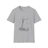 Surreal Fantasy Shirt, Lantern Ladder Cloud Illusion Art Tee, Whimsical Dreamer Tee, Fantasy Lover Gift